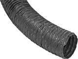 Image of Product. Front orientation. Duct Hose and Fittings. Continuous-Flex Duct Hose for Wood Chips and Plastic Pellets.