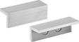 Image of Product. Front orientation. Contains MultipleImages. Vise Jaw Liners. Magnetic-Mount Bench Vise Jaw Liners, Style B.