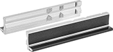 Image of Product. Front orientation. Contains MultipleImages. Vise Jaw Liners. Magnetic-Mount Bench Vise Jaw Liners, Style E.