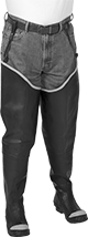 Image of ProductInUse. Front orientation. Waders. Hip Waders, Rubber Blend.