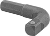 Angled Hex Shank to Square Drive Adapters