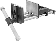 Image of Product. Front orientation. Vises. Undermount Bench Vises.