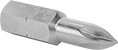 Image of Product. Hex Shank. Front orientation. Screwdriver Bits. Frearson Bits, For Hand Tools.