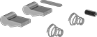 Image of Product. Front orientation. Ratchet Handle Repair Kits. Square Hole.
