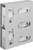 Image of ProductInUse. Front orientation. Glove Dispensers. Disposable Glove Dispensers, For 5 Boxes.