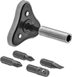 Image of Product. Front orientation. Screwdrivers. Tight-Clearance Ratcheting Bit Screwdrivers, Style A.