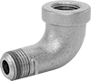 Low-Pressure Galvanized Iron and Steel Threaded Pipe Fittings with Sealant