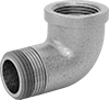 Low-Pressure Galvanized Iron and Steel Threaded Pipe Fittings with Sealant