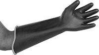 Image of ProductInUse. Taper Cuff. Front orientation. Gloves. Electrical-Protection Gloves, Taper Cuff.