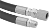 High-Pressure Hot-Water Hose with Fittings
