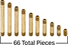 Standard-Wall Brass and Bronze Threaded Pipe Nipples and Pipe Assortments for Drinking Water