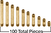 Standard-Wall Brass and Bronze Threaded Pipe Nipples and Pipe Assortments for Drinking Water