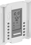 Image of Product. Front orientation. Thermostats. Programmable Line-Voltage Thermostats.