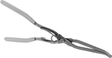 Image of Product. Front orientation. Long-Nose Pliers. Squeeze-to-Open Bent-Nose Pliers.