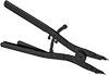 Locking Changeable-Tip Retaining Ring Pliers