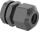 Image of Product. Front orientation. Cord Grips. Split-Compression Liquid-Tight Plastic Cord Grips.