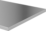Image of Product. Front orientation. Stainless Steel. Polished Multipurpose 304 Stainless Steel Strips, Mirror Like #8.