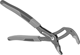 Image of Product. Front orientation. Adjustable Pliers. Easy-Adjust Precise-Fit Pliers, V-Jaw, Ultra Grip.