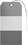 Image of Product. Front orientation. Tags. Color-Coding Tear-Off Plastic Write-On Tags, Blank Tags with Wire Tag Holder.