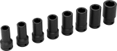 Image of Product. Bottom orientation. Black-Oxide Steel. 6-Point Impact Socket Sets.