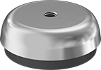 Image of Product. Front orientation. Leveling Mounts. Shock-Absorbing Rigid Leveling Mounts with Threaded Hole.