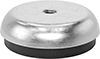 Shock-Absorbing Rigid Leveling Mounts with Threaded Hole