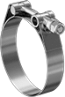 Image of Product. Front orientation. Hose and Tube Clamps. Rounded-Edge Bolt Clamps, Clamps.