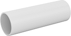 Image of Product. Pipe. Front orientation. Pipe and Fittings. Flame-Retardant High-Purity PVDF Pipe Nipples and Pipe for Harsh Chemicals, Pipe—Unthreaded, Socket Fusion Weld Male.