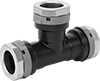 Low-Pressure Aluminum Quick-Connect Pipe Fittings