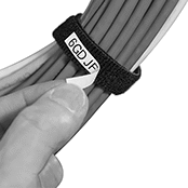 Image of ProductInUse. Front orientation. Label Printer Tape. Brady Label Printer Tape for Wire and Cable, Continuous Hook and Loop Tape.