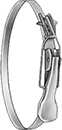 Image of Product. Front orientation. Hose and Tube Clamps. Quick-Release Clamps for Duct Hose.