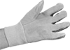 Leather-Palm Work Gloves