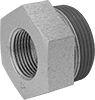 Low-Pressure Galvanized Iron and Steel Threaded Pipe Fittings with Sealant