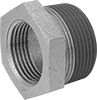 Low-Pressure Galvanized Iron and Steel Threaded Pipe Fittings with Sealant