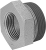 Low-Pressure Galvanized Iron and Steel Threaded Pipe Fittings with Sealant