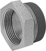 Low-Pressure Galvanized Iron and Steel Threaded Pipe Fittings with Sealant