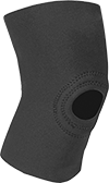 Image of Product. Front orientation. Knee Supports. Open Kneecap.