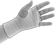 Image of ProductInUse. Front orientation. Glove Liners. Work Glove Liners.