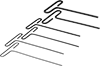 Looped T-Handle Key Sets