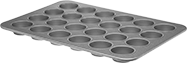 Image of Product. Front orientation. Pans. Steel Compartmented Pans, Style C.