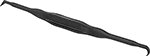 Image of Product. 35° Angled Tip × Hook Tip. Front orientation. Picks. Nonmarring Picks, 35° Angled × Hook, Straight Handle.