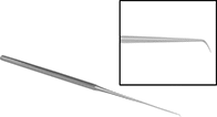 Image of Product. 25° Angled Tip. Front orientation. Contains Border. Picks. Precision Picks, 25° Angled Tip, Straight Handle.
