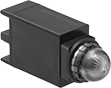 Image of Product. Front orientation. Indicator Lights. Domed Oil-Resistant Panel Indicator Lights with Screw Terminals.