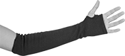 Image of ProductInUse. Front orientation. Arm Sleeves. Welding Arm Sleeves, Sleeve With Thumb Slot.