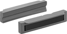 Image of Product. Front orientation. Contains MultipleImages. Vise Jaw Liners. Magnetic-Mount Bench Vise Jaw Liners, Style G.