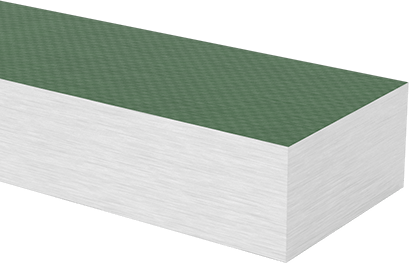 Image of Product. Front orientation. High-Temperature Garolite G-11 Bar, 3/4" Thick, 1-1/2" Wide, 24" Long.
