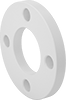 High-Purity Polypropylene Pipe Flanges for Drinking Water
