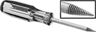 Image of Product. Front orientation. Contains Inset. Screw Hole Starters. Manual Screw Hole Starters with Drill-Point Tip.