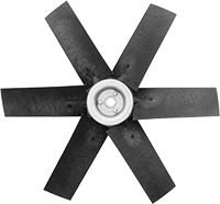 Image of Product. Front orientation. Fan Blades. High-Output Fan Blades , Style B.