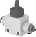 Image of Product. Front orientation. Directional Control Valves. Single-Action Air Directional Control Valves, Style Y.